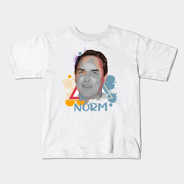 Norm macdonald Kids T-Shirt by Creation Cartoon